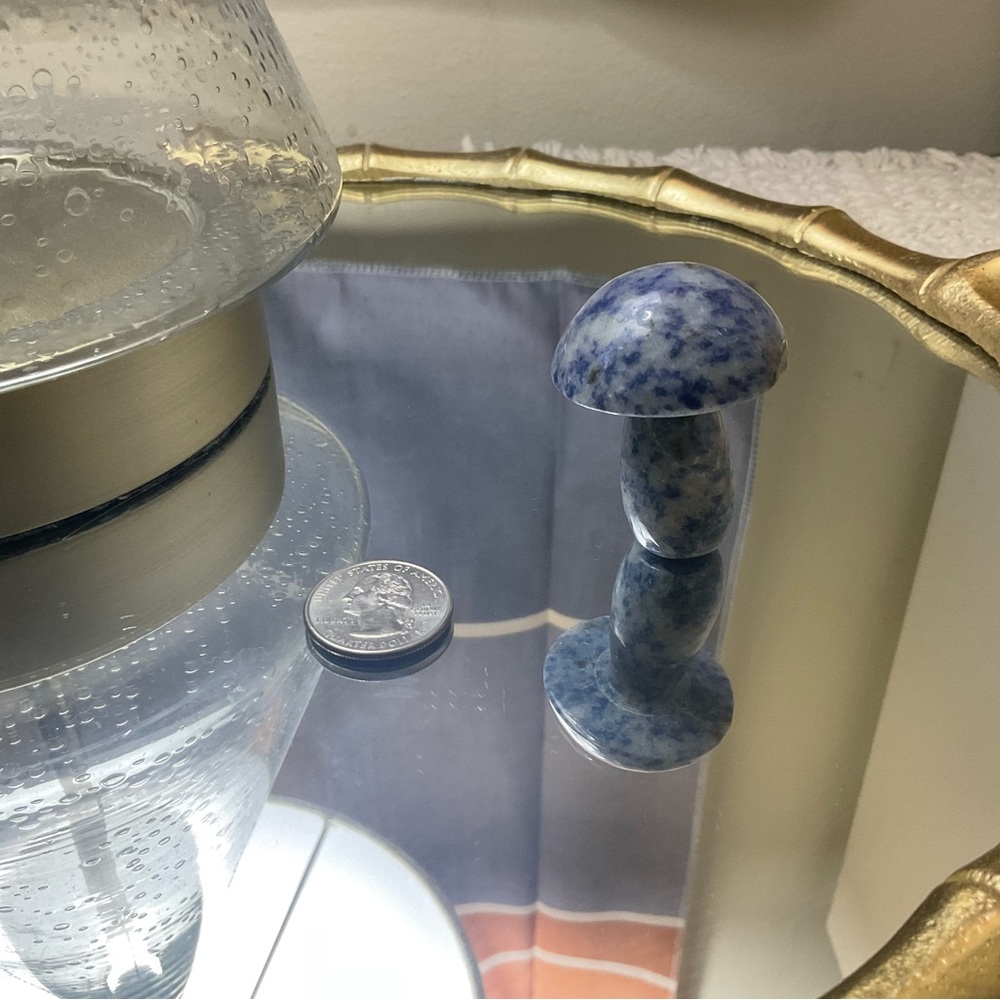 lápiz lazuli small mushroom